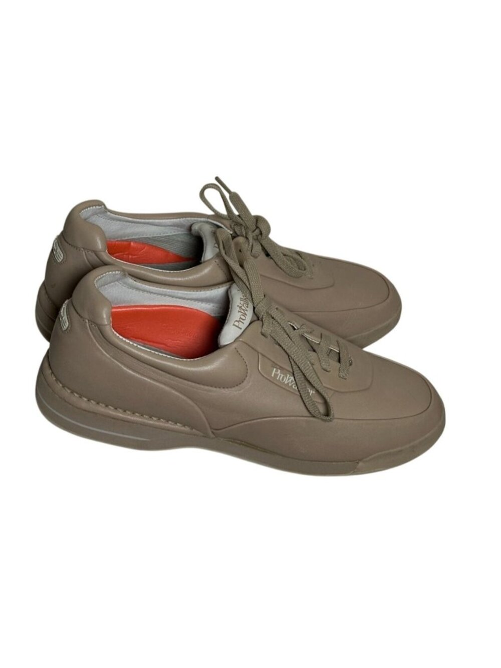 Rockport ProWalker W7031 Women’s 9.5 M Beige Leather Walking Comfort Shoes